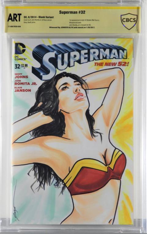 DC Comics Jennifer Allyn Wonder Woman Sketch Cover (1 of 2)