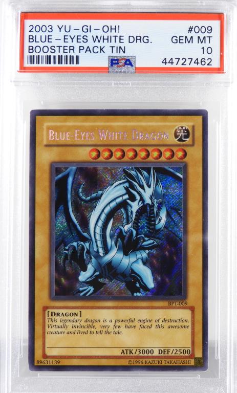 Yugioh Sdk 001 1st Blue Eyes White Dragon Psa 10
