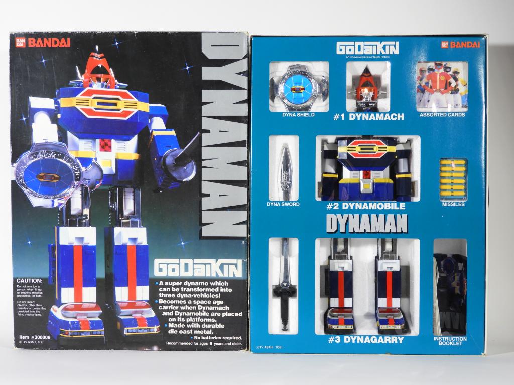 1984 Bandai GoDaikin Dynaman Diecast Robot Unused (1 of 7)