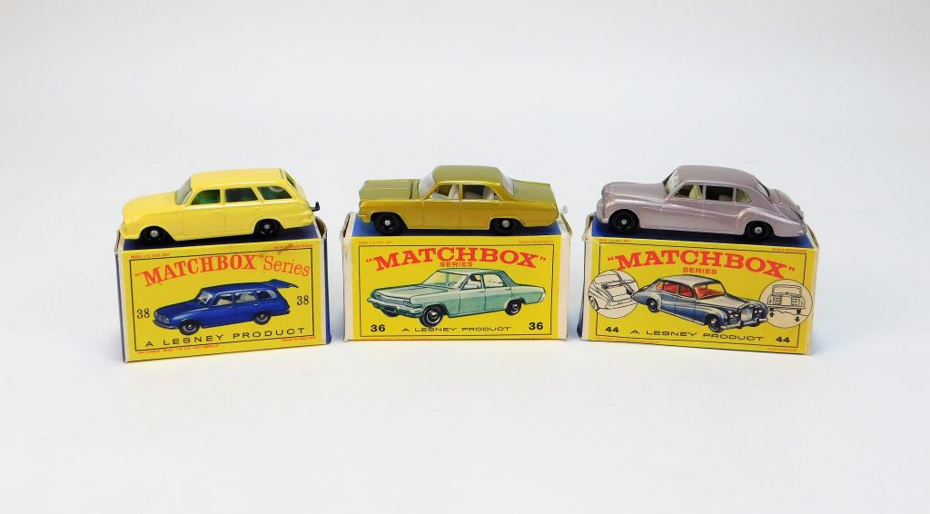 3PC Lesney Matchbox Rolls-Royce Opel Vauxhall MIB (1 of 7)