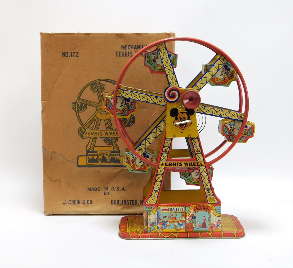 J. Chein & Co. Tin Wind Up Disneyland Ferris Wheel (1 of 11)