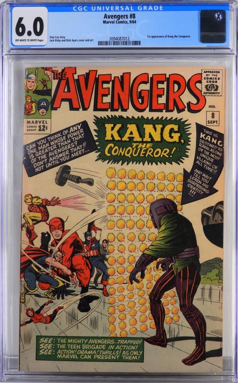 Marvel Comics Avengers #8 CGC 6.0 (1 of 2)
