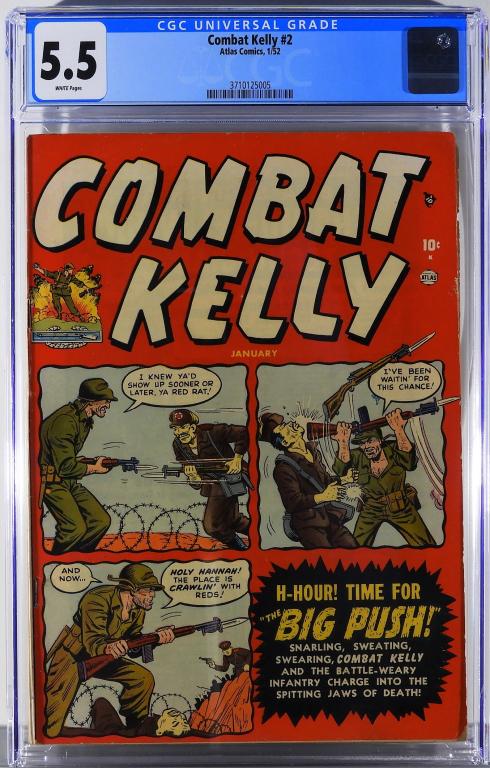 Atlas Comics Combat Kelly #2 CGC 5.5 (1 of 2)