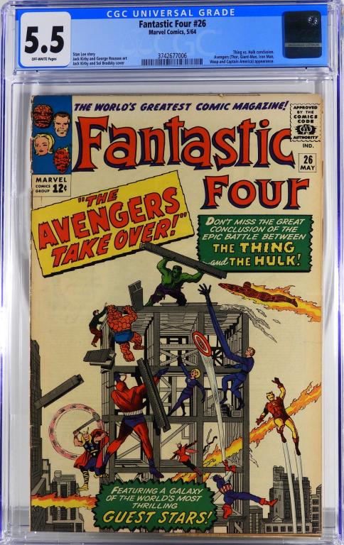 Marvel Comics Fantastic Four #26 CGC 5.5 (1 of 2)