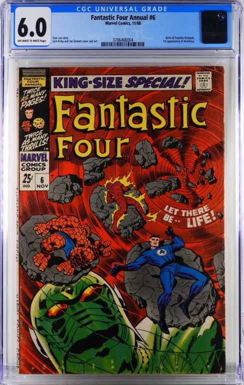 Marvel Comics Fantastic Four Annual #6 CGC 6.0 (1 of 2)