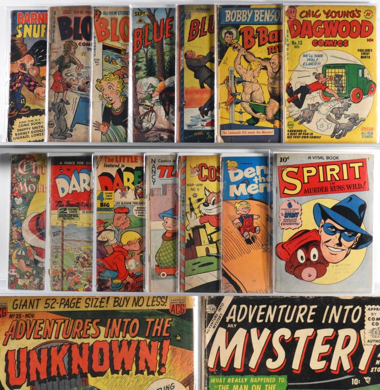 17 Harvel Dell Lev Gleason Golden Age Comic Group (1 of 3)