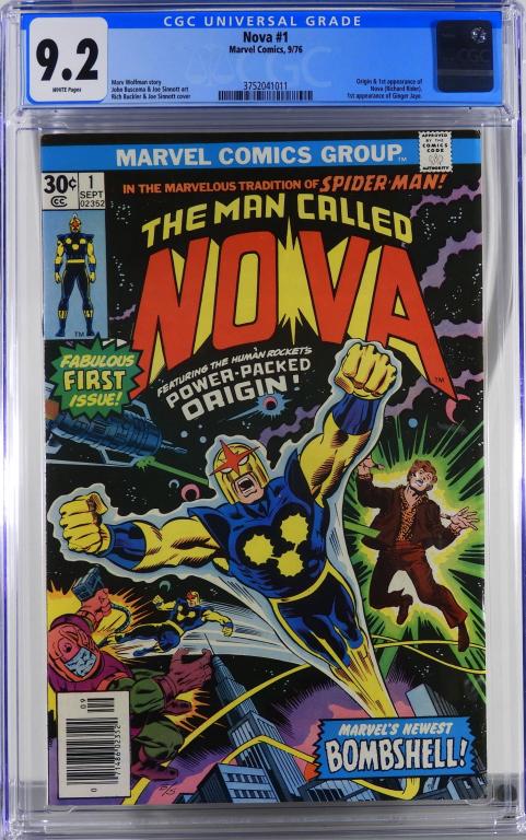 Marvel Comics Nova #1 CGC 9.2 (1 of 2)