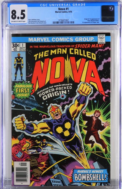 Marvel Comics Nova #1 CGC 8.5 (1 of 2)