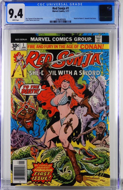 Marvel Comics Red Sonja #1 CGC 9.4 (1 of 2)
