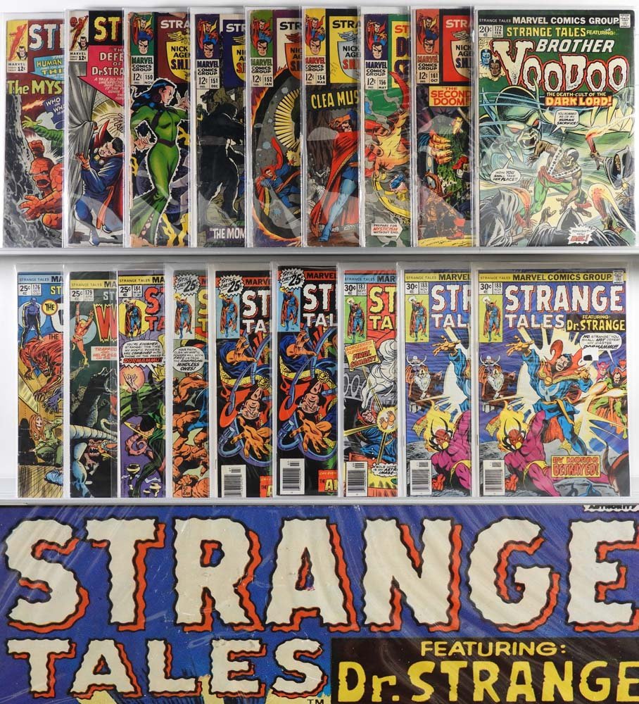 18PC Marvel Comics Strange Tales #127-#188 Group (1 of 4)