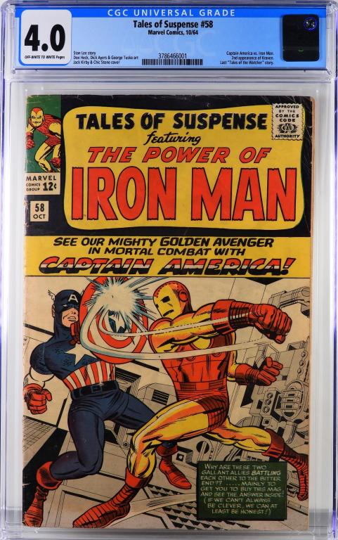 Marvel Comics Tales of Suspense #58 CGC 4.0 (1 of 2)
