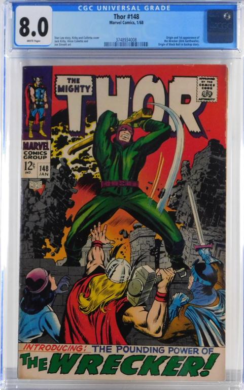Marvel Comics Thor #148 CGC 8.0 (1 of 2)