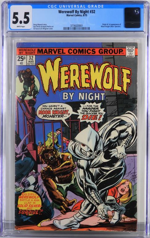 Marvel Comics Werewolf by Night #32 CGC 5.5 (1 of 2)