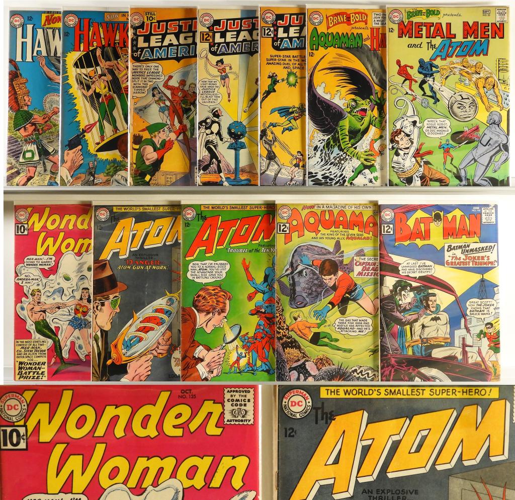 12PC DC Comics Hawkman Atom JLA Wonder Woman Group (1 of 3)