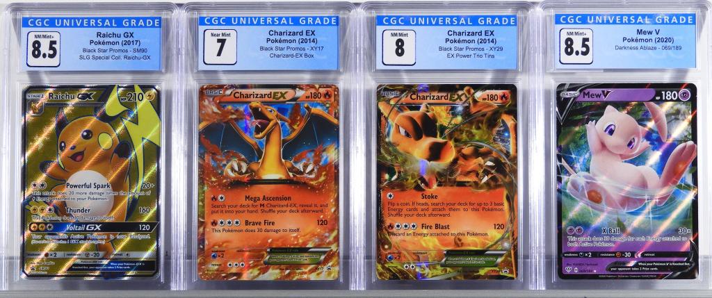 4PC Pokemon EX GX V Black Star Promo CGC Group (1 of 2)