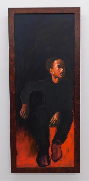 Cynthia Mitchell Scott Child Portrait Painting (1 of 9)