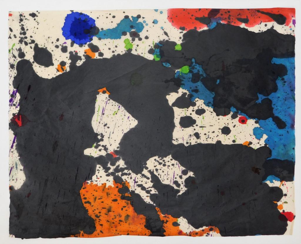 Taro Yamamoto Abstract Expressionist WC Painting (1 of 7)