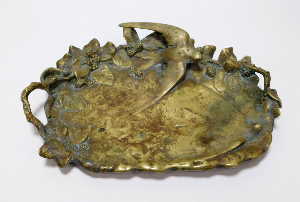 Albert Marionnet Gilded Bronze Tray (1 of 6)