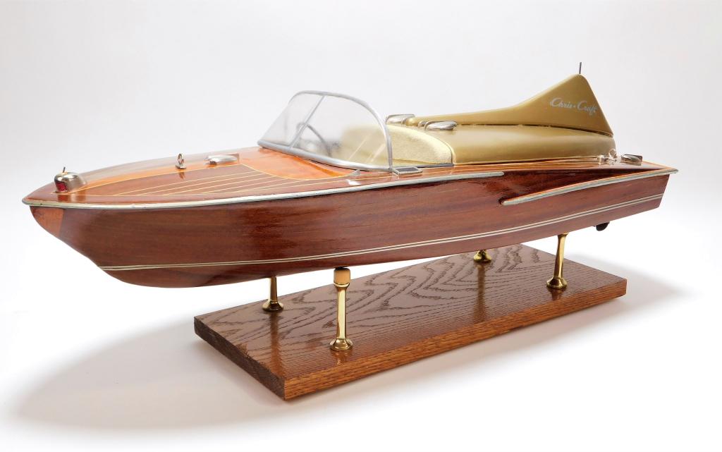 Chris Craft Cobra Wooden Tub Pond Boat Model (1 of 12)