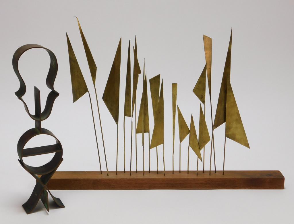2PC MCM Brass & Copper Sculptures (1 of 9)