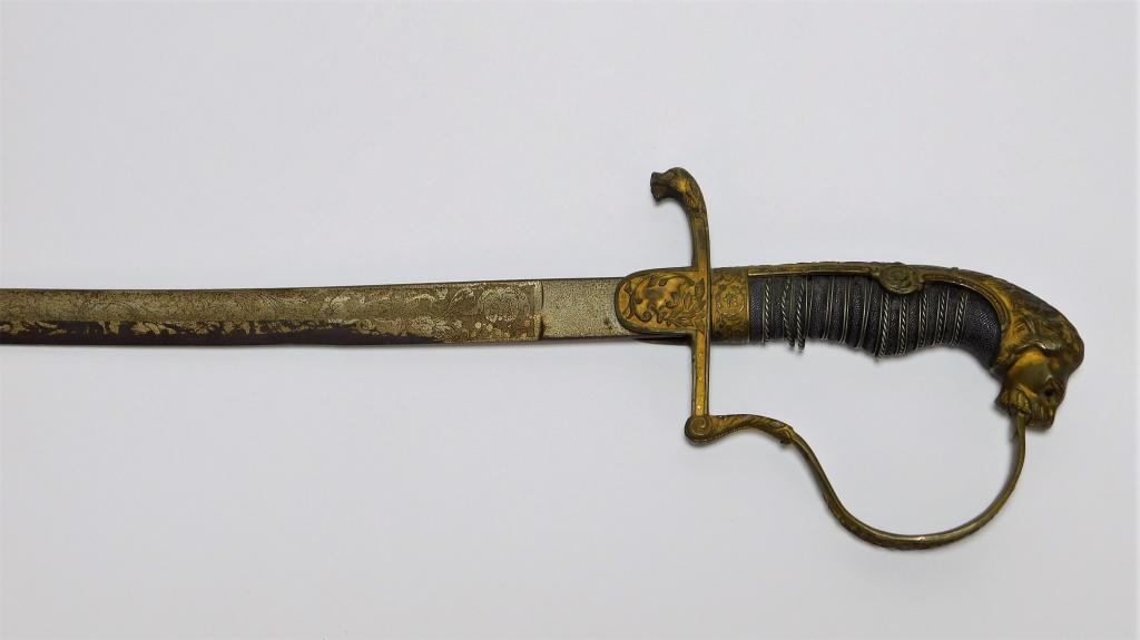 WWI German Lion Head Saber (1 of 12)
