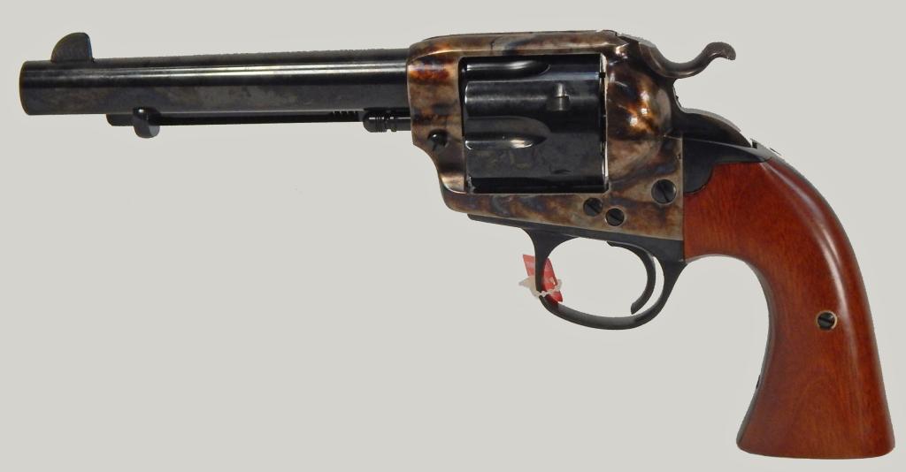 Uberti Bisley Single Action Revolver: , .45 Colt, serial number U82065, walnut grips, case hardened frame, blued cylinder and barrel, left side of the barrel marked "MOD. 1873 CAL .45 COLT," and the top of the barrel marked "TAYLOR'S & CO