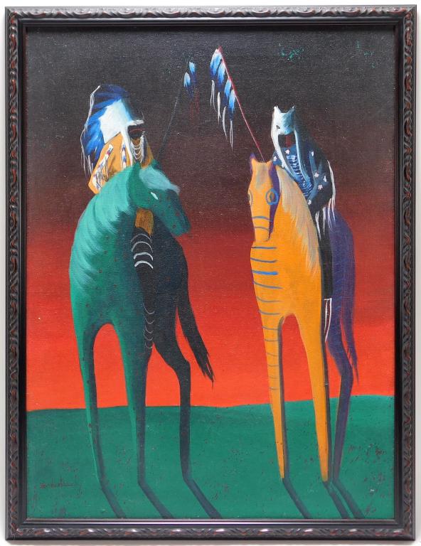 Raymond Nordwall Modern Native American Painting (1 of 7)