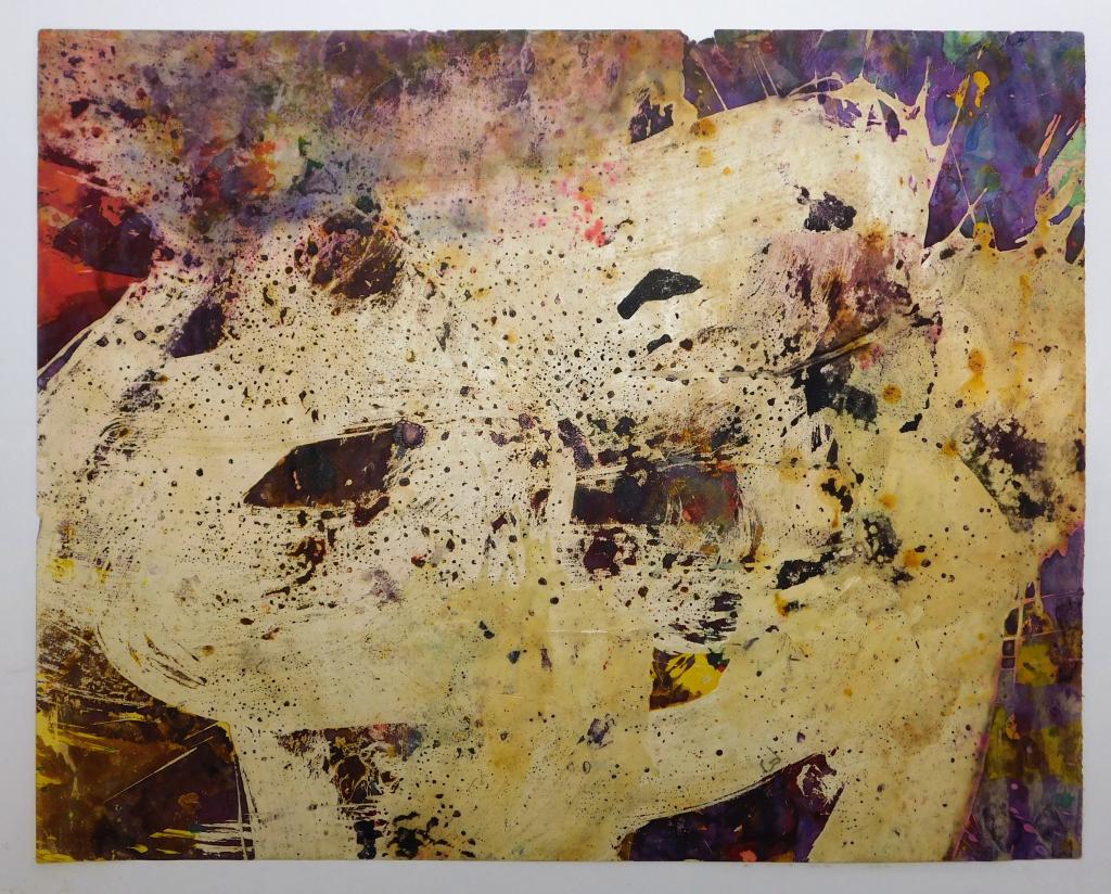 Taro Yamamoto Abstract Expressionist WC Painting (1 of 7)