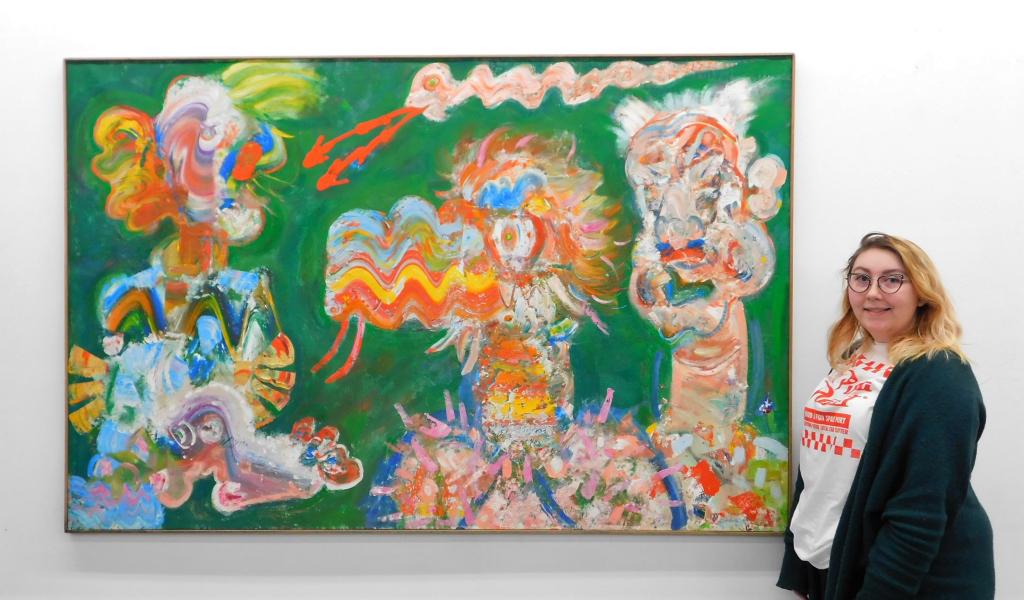 Robert Beauchamp Monumental Abstract Painting (1 of 9)