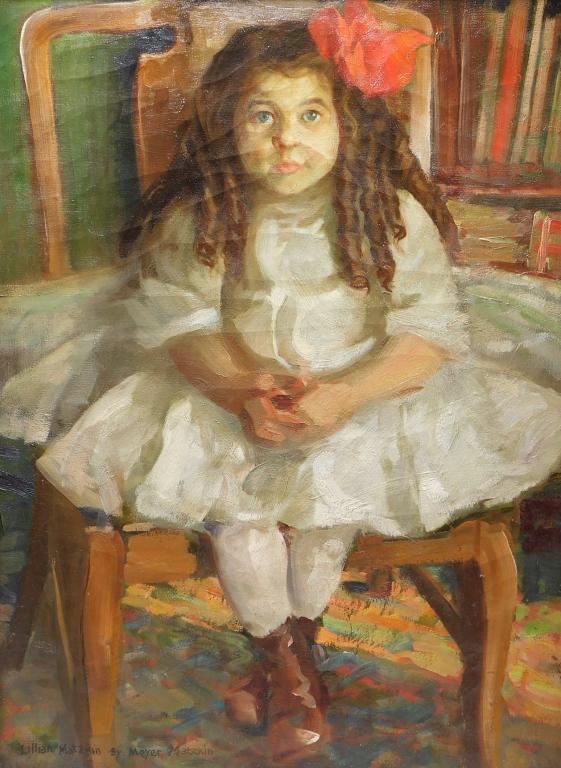 Meyer Matzkin Young Girl Portrait Painting (1 of 6)