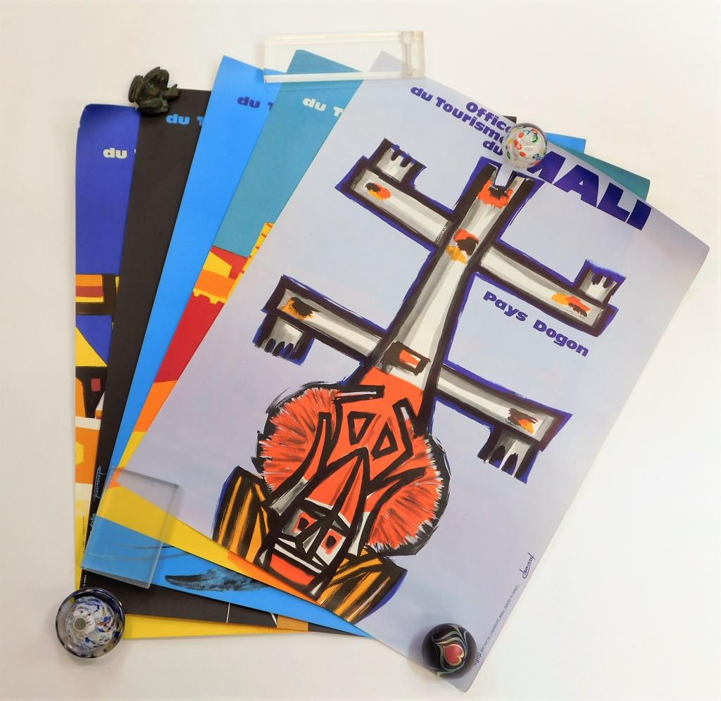 5PC French Mali Travel Advertisement Posters (1 of 9)