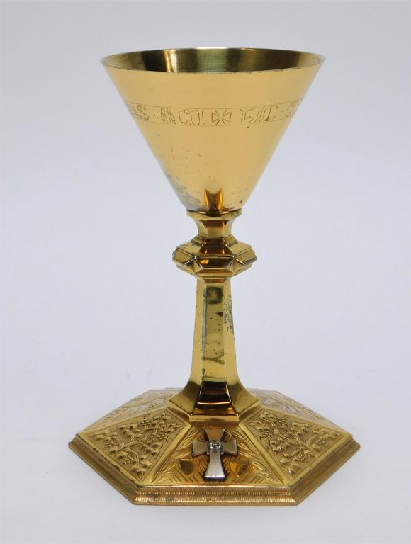 Sterling Silver & Diamond Communion Chalice (1 of 9)
