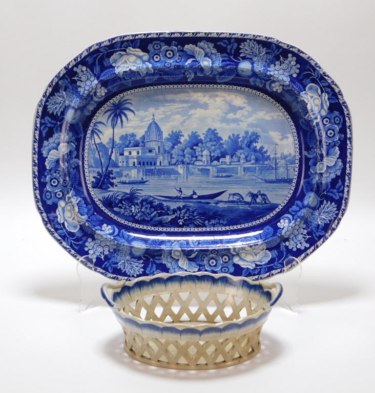2PC Staffordshire & Leeds Basket & Platter Group (1 of 12)