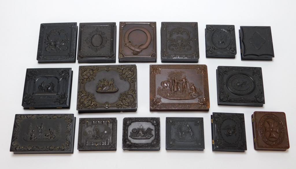 16PC Littlefield Parsons & Co. Daguerreotype Cases (1 of 10)