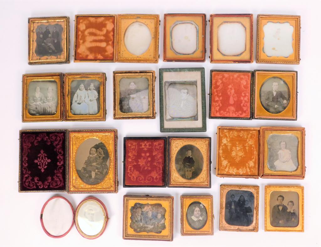 16PC Daguerreotype Ambrotype Tintype Collection (1 of 11)