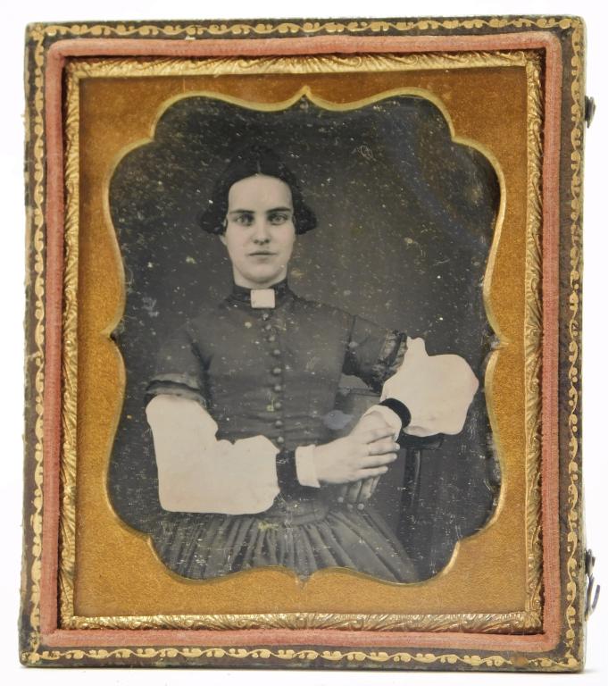 Augustus Washington Seated Woman Daguerreotype (1 of 4)