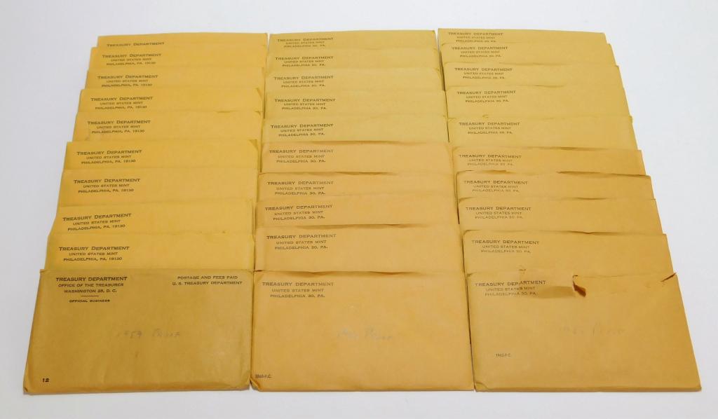 30PC 1959 to 1964 Philadelphia Mint Proof Sets (1 of 8)