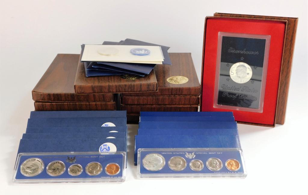 30PC Eisenhower Silver Dollar & Proof Sets (1 of 5)