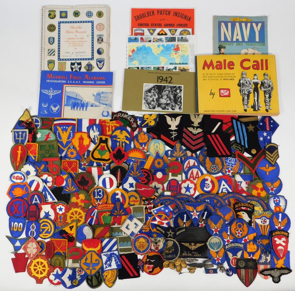 Group of WWII Insignia and Insignia Books (1 of 13)