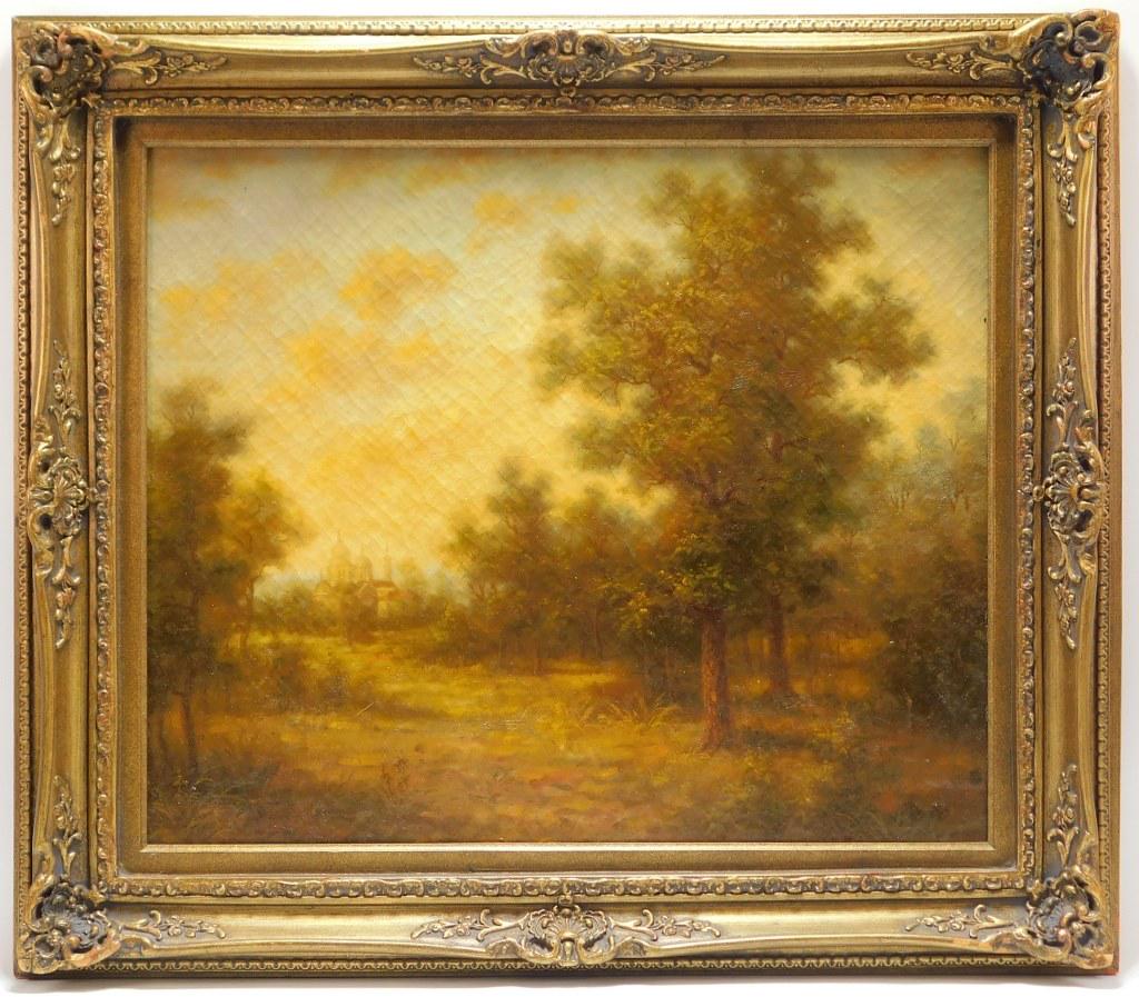 19C American School Tonalist Landscape Painting (1 of 8)