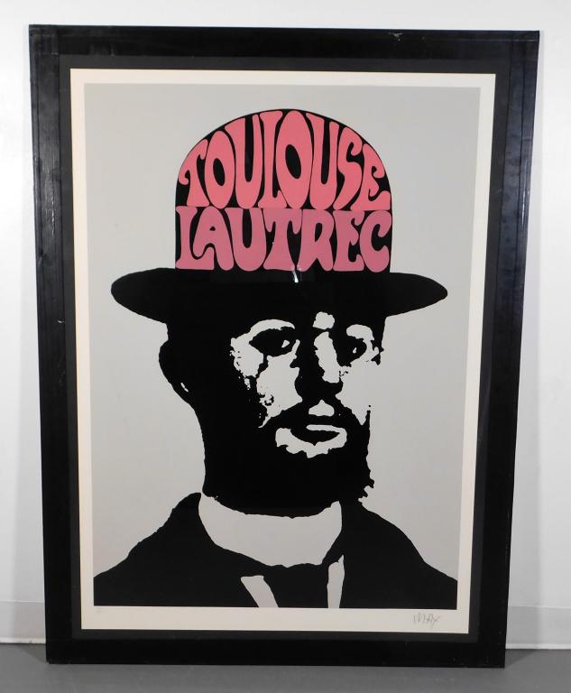 Peter Max Toulouse Lautrec Serigraph (1 of 6)