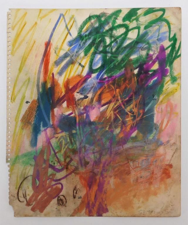 Taro Yamamoto Abstract Pastel Drawing (1 of 6)