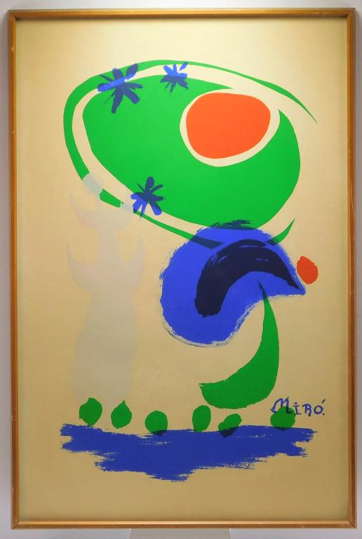 Joan Miro Abstract Curvilinear Lithograph (1 of 6)