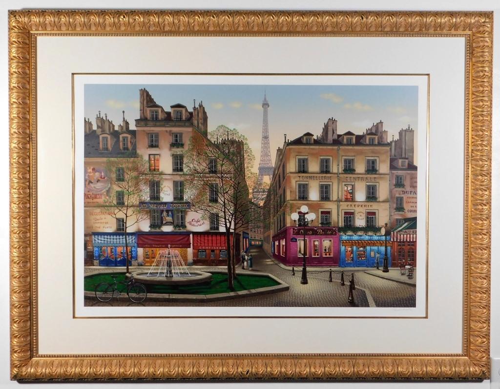 Liudmila Kondakova Parisian Street Serigraph (1 of 8)