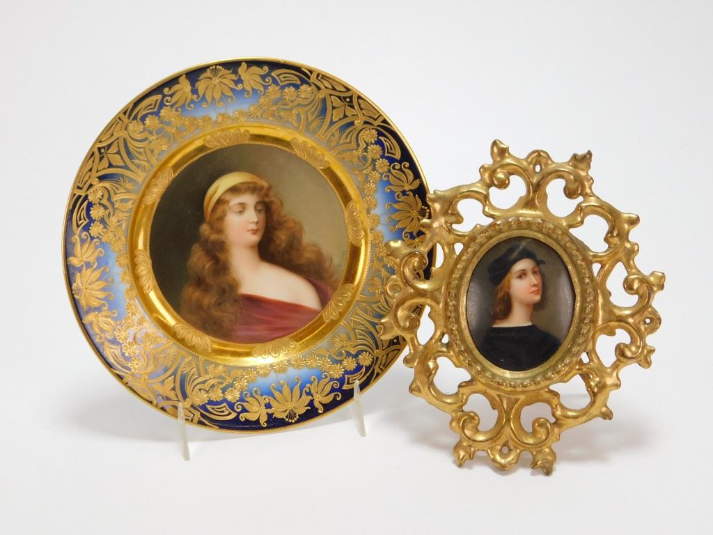 2PC Firenze & Royal Vienna HP Porcelain Articles (1 of 11)