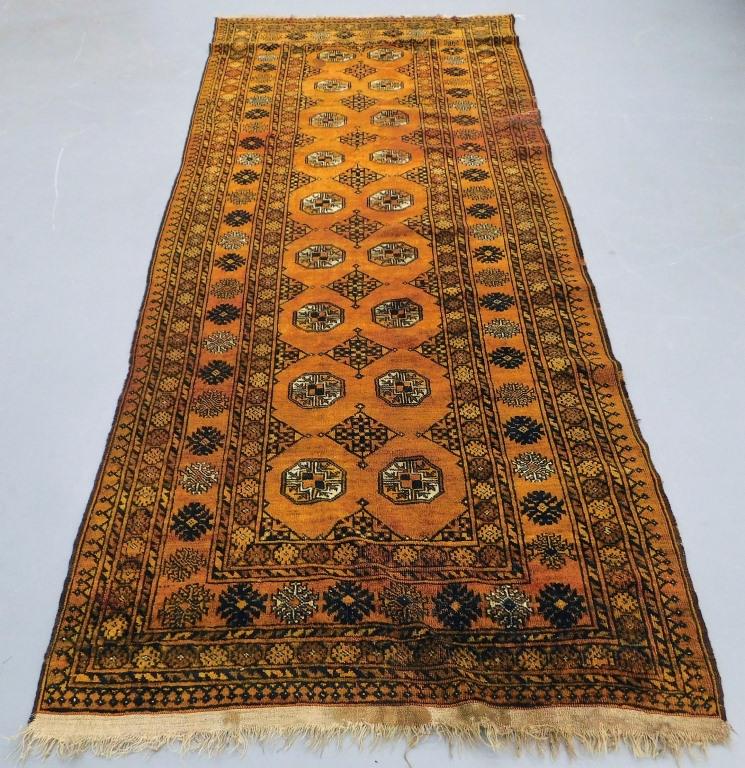 Afghan Burnt Orange Geometric Runner (1 of 5)