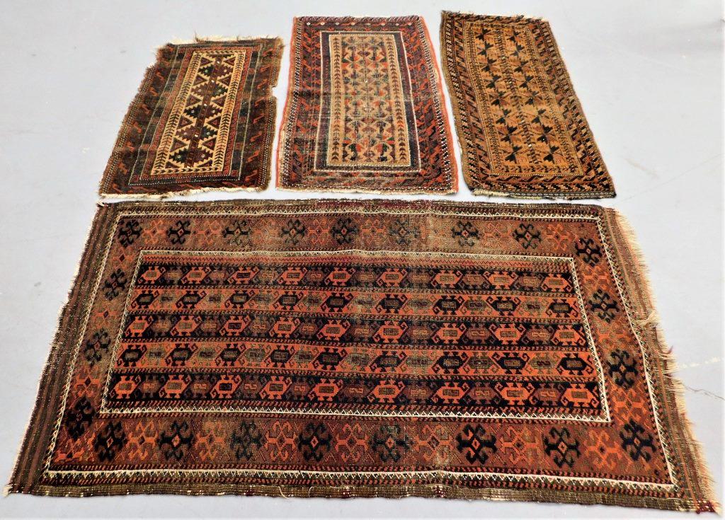 4PC Geometric Baluch Rugs (1 of 9)
