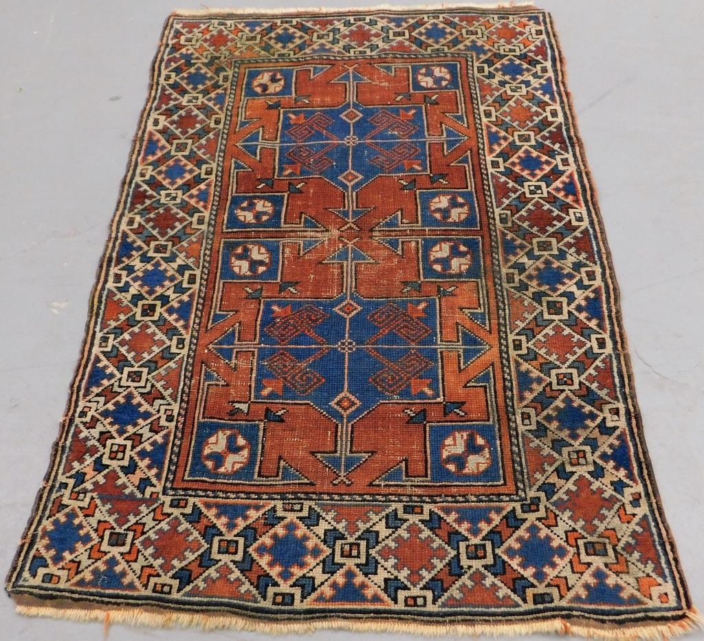 Antique Turkish Geometric Rug (1 of 5)