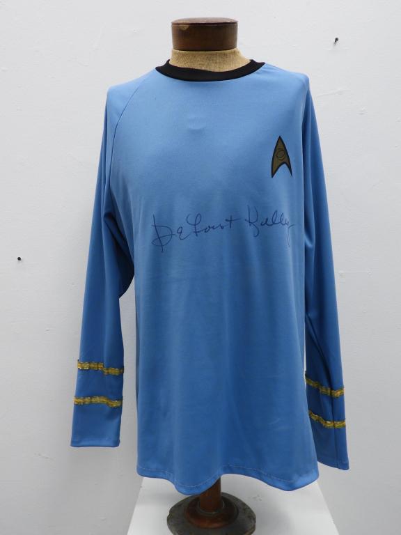 Signed DeForest Kelley Dr. McCoy Star Trek Shirt (1 of 5)