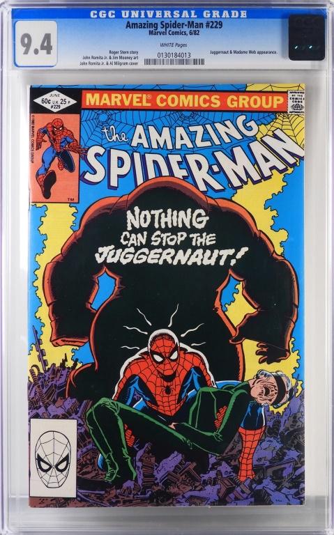 Marvel Comics Amazing Spider-Man #229 CGC 9.4 (1 of 2)